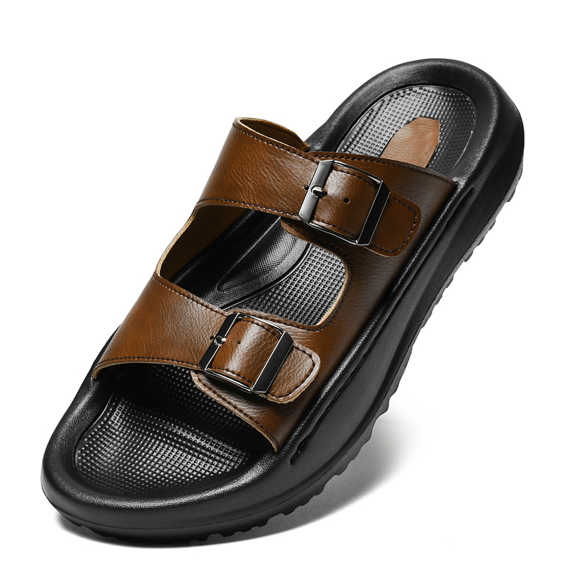Men Shoes Velcro - Sandalias sin cordones para hombre, zapatillas