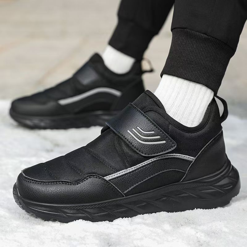 Men Shoes Velcro - Botas de Nieve de Invierno para