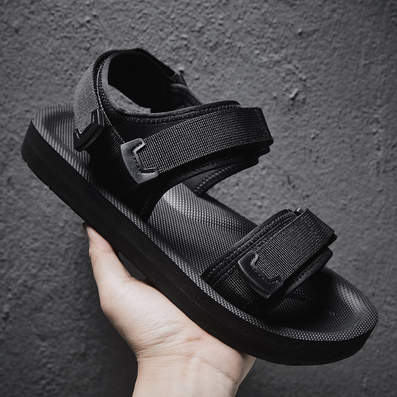 Sandalias planas ajustables pa - Men Shoes Velcro reseña y precio