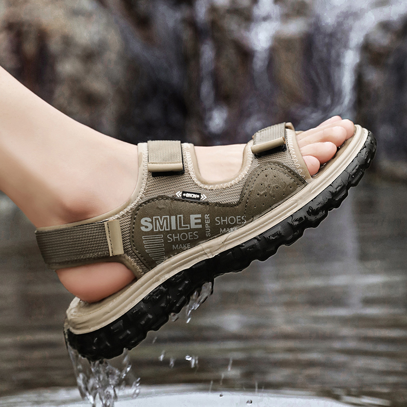 Sandalias de Verano 2026 para  - Men Shoes Velcro reseña y precio