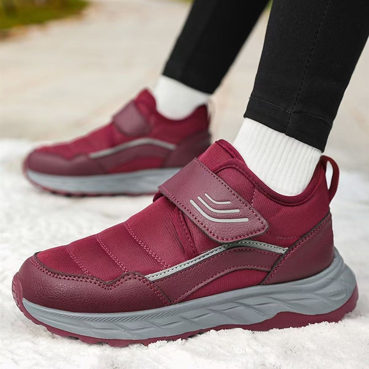 Botas de Nieve de Invierno par - Men Shoes Velcro reseña y precio